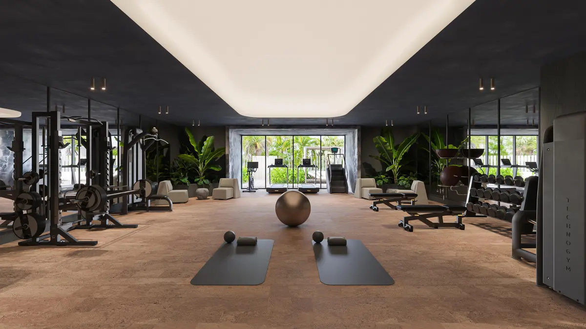 Gym at 123 Ocean Avenue 201, Palm Beach Shores