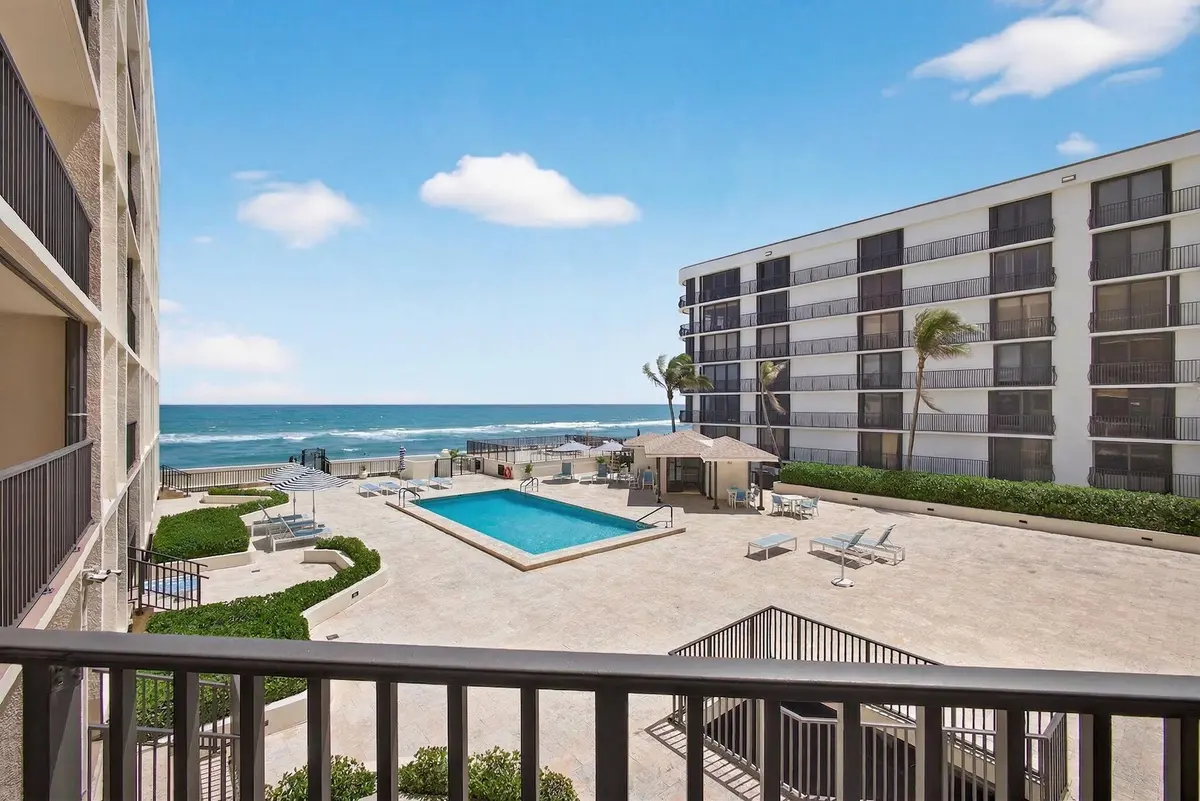View from Balcony at 3610 S Ocean Boulevard 203, South Palm Beach