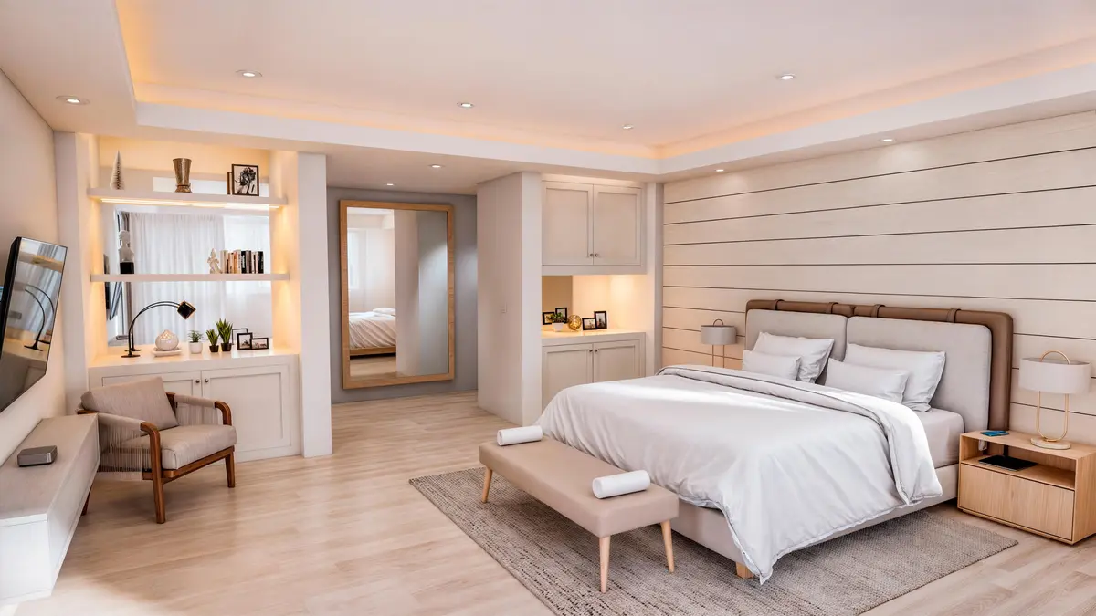 primary bed at 1235 Aryana Way, Delray Beach