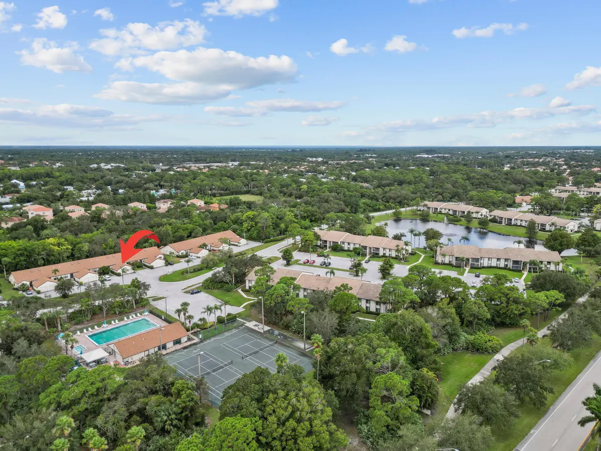 Aerial at 1544 SW Silver Pine Way F-104, Palm City