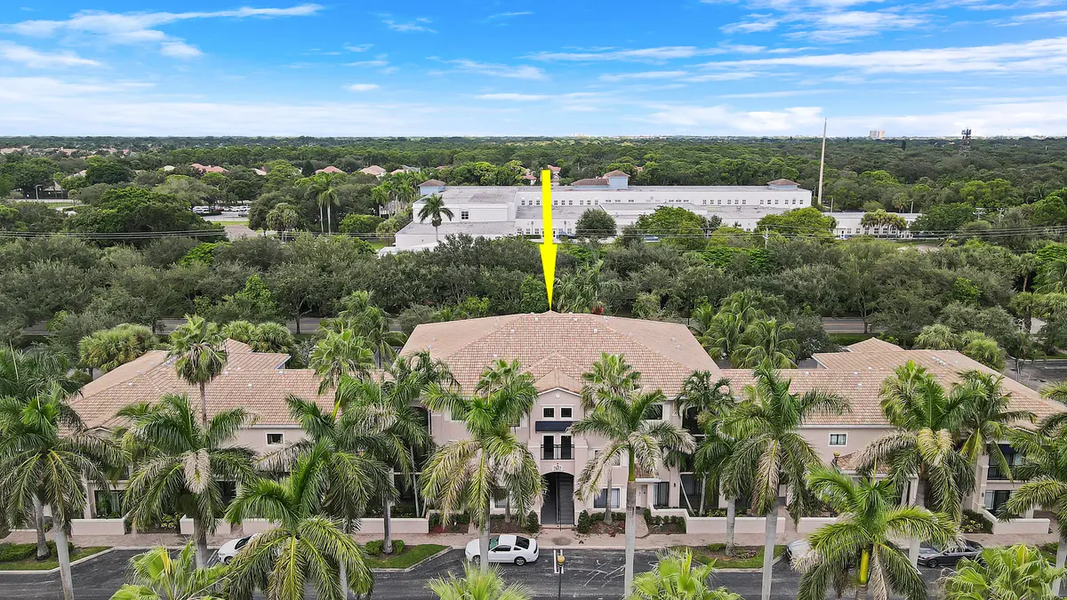 Aerial of Building at 2802 Sarento Place 204, Palm Beach Gardens