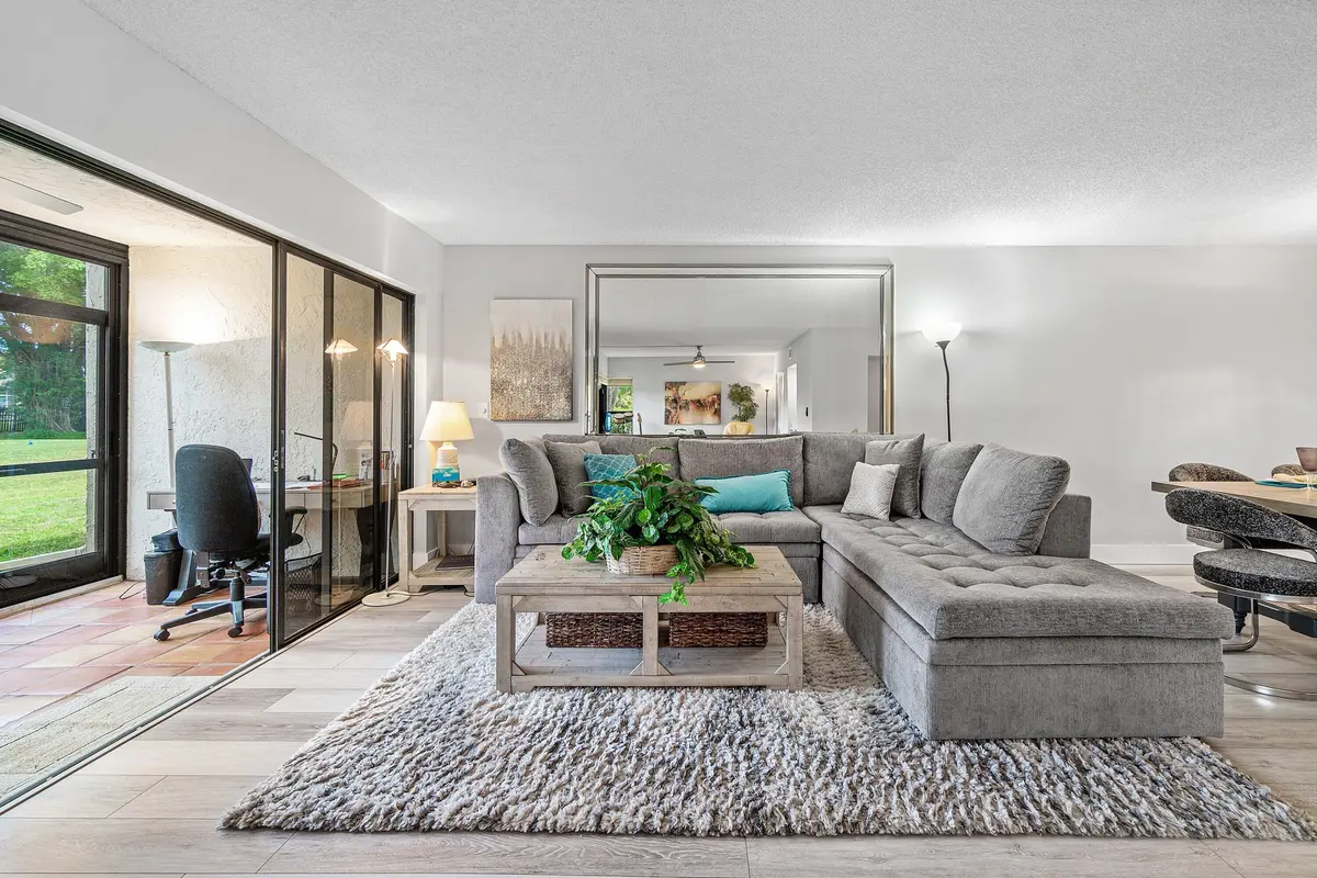 Lovely Living Room at 5121 Oakhill Lane 411, Delray Beach