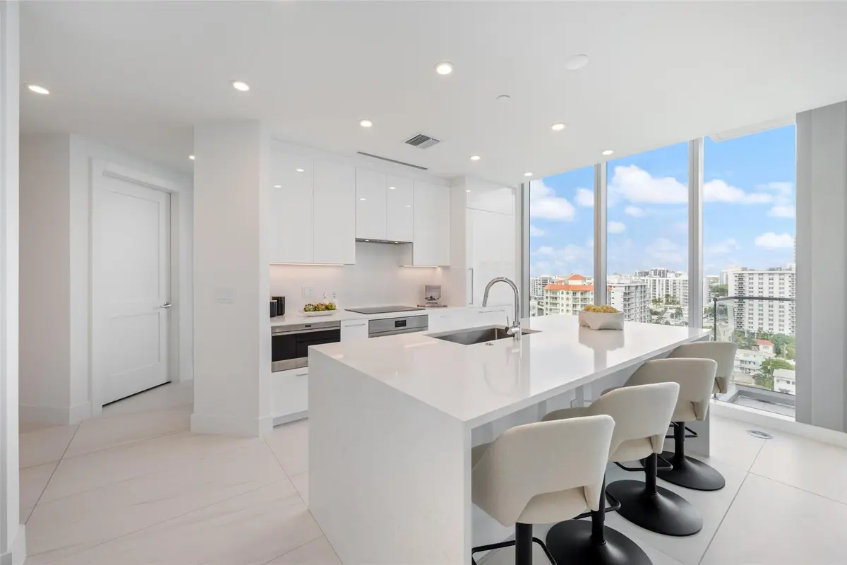 Kitchen at 153 N Seabreeze Boulevard Unit 1105s, Fort Lauderdale
