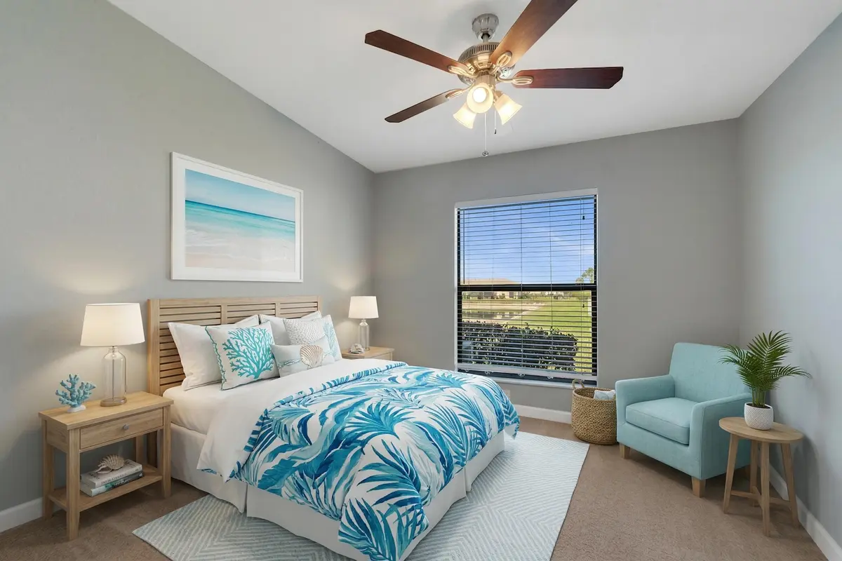 3rd BedroomDown at 9878 E Villa Circle, Vero Beach