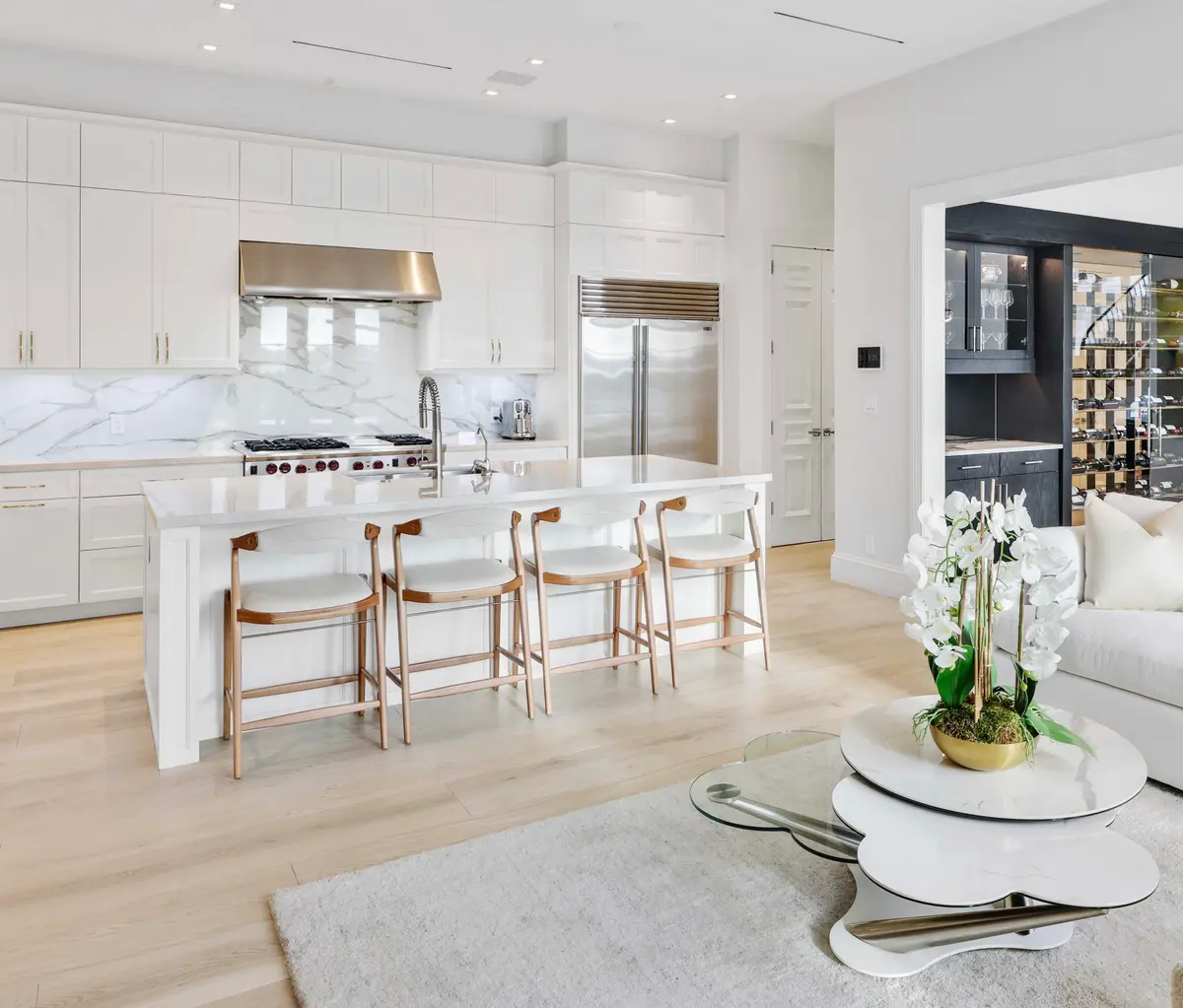 Kitchen at 5501 S Flagler Drive, West Palm Beach