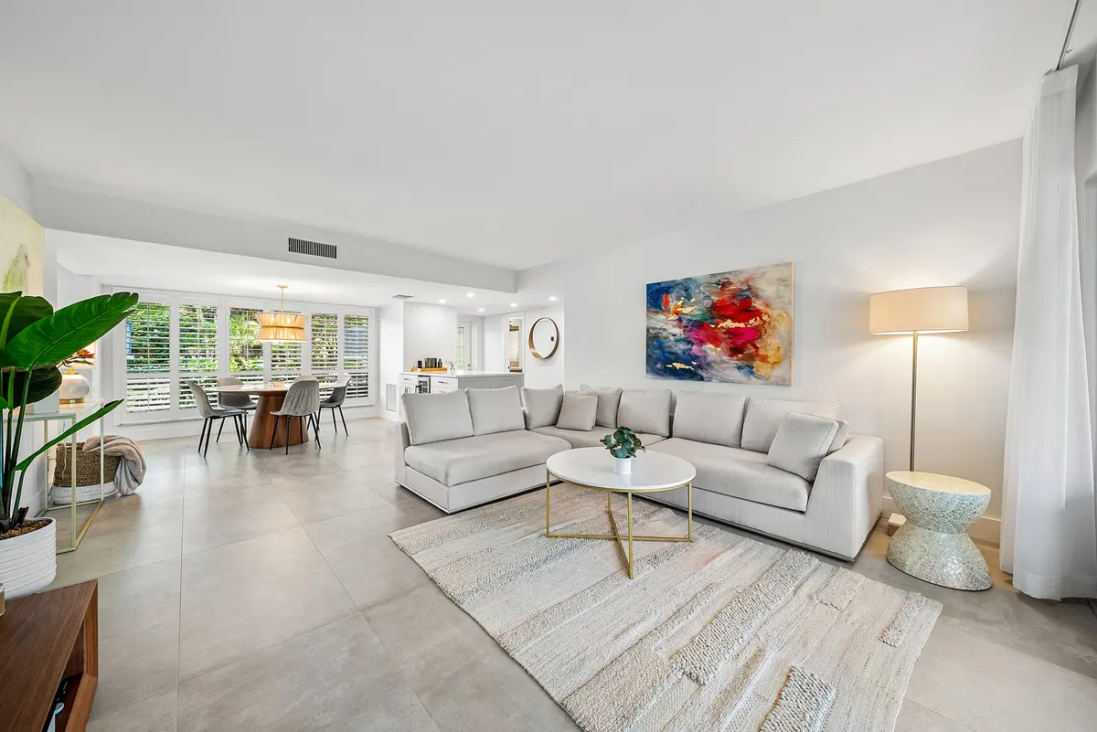 Living area at 4116 N Quail Ridge Drive A, Boynton Beach