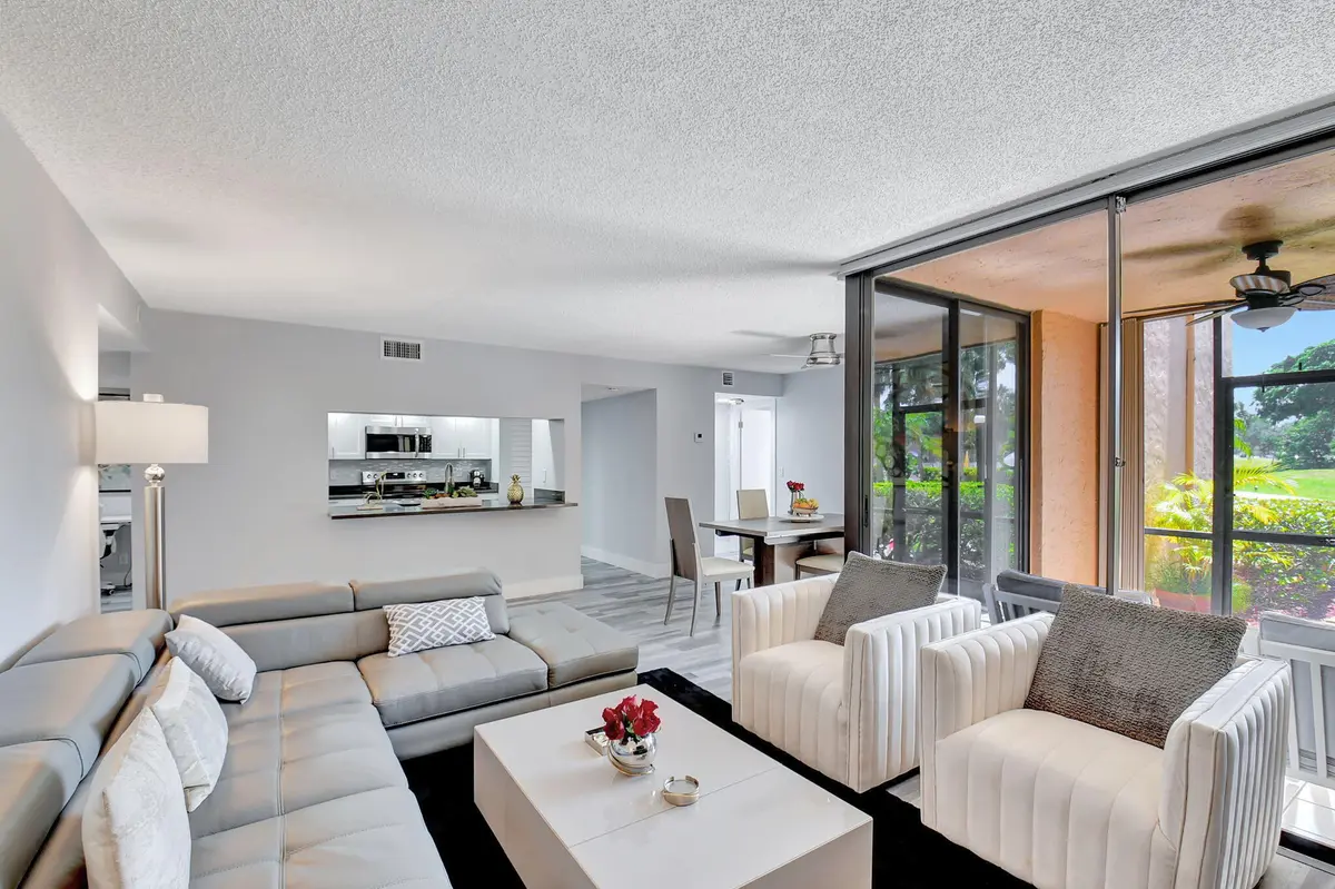 Living room at 2255 Lindell Boulevard 4103, Delray Beach