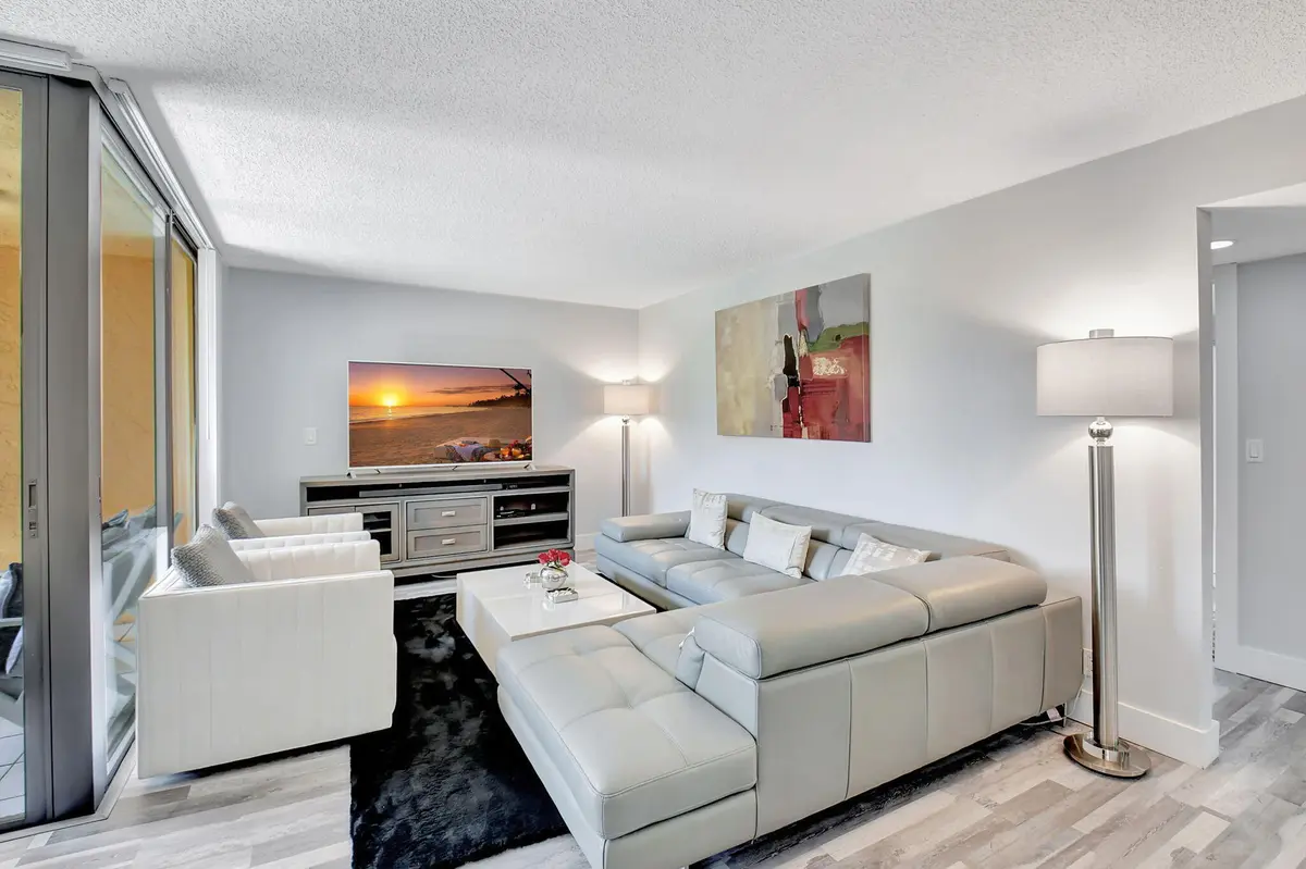 Living room at 2255 Lindell Boulevard 4103, Delray Beach