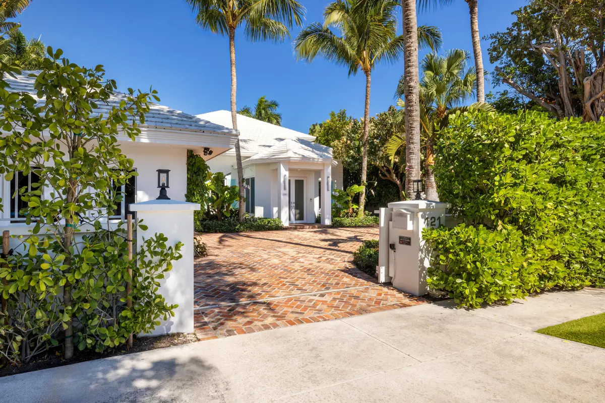 Gated Entrance at 121 Seville Road, West Palm Beach