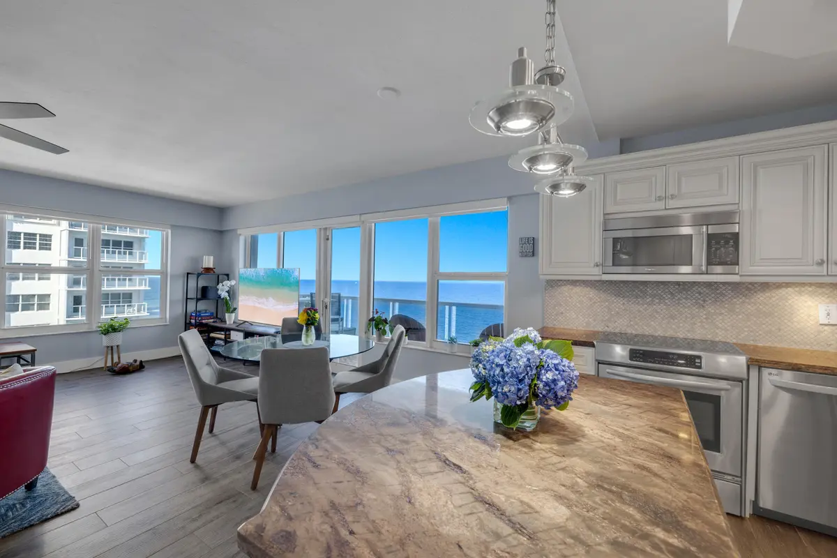 Kitchen at 3700 Galt Ocean Drive 1205, Fort Lauderdale