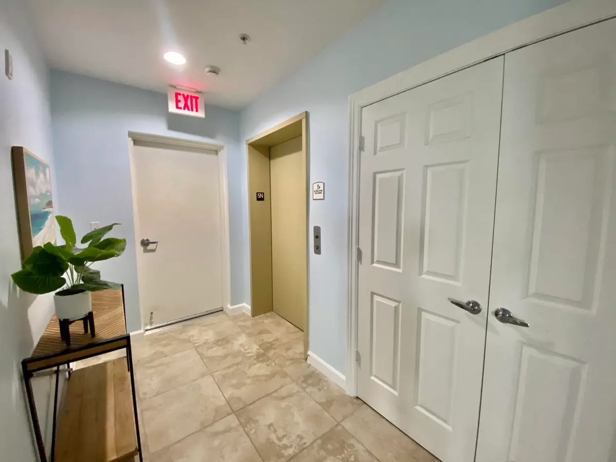 Private Elevator/Foyer at 800 Juno Ocean Walk 502, Juno Beach