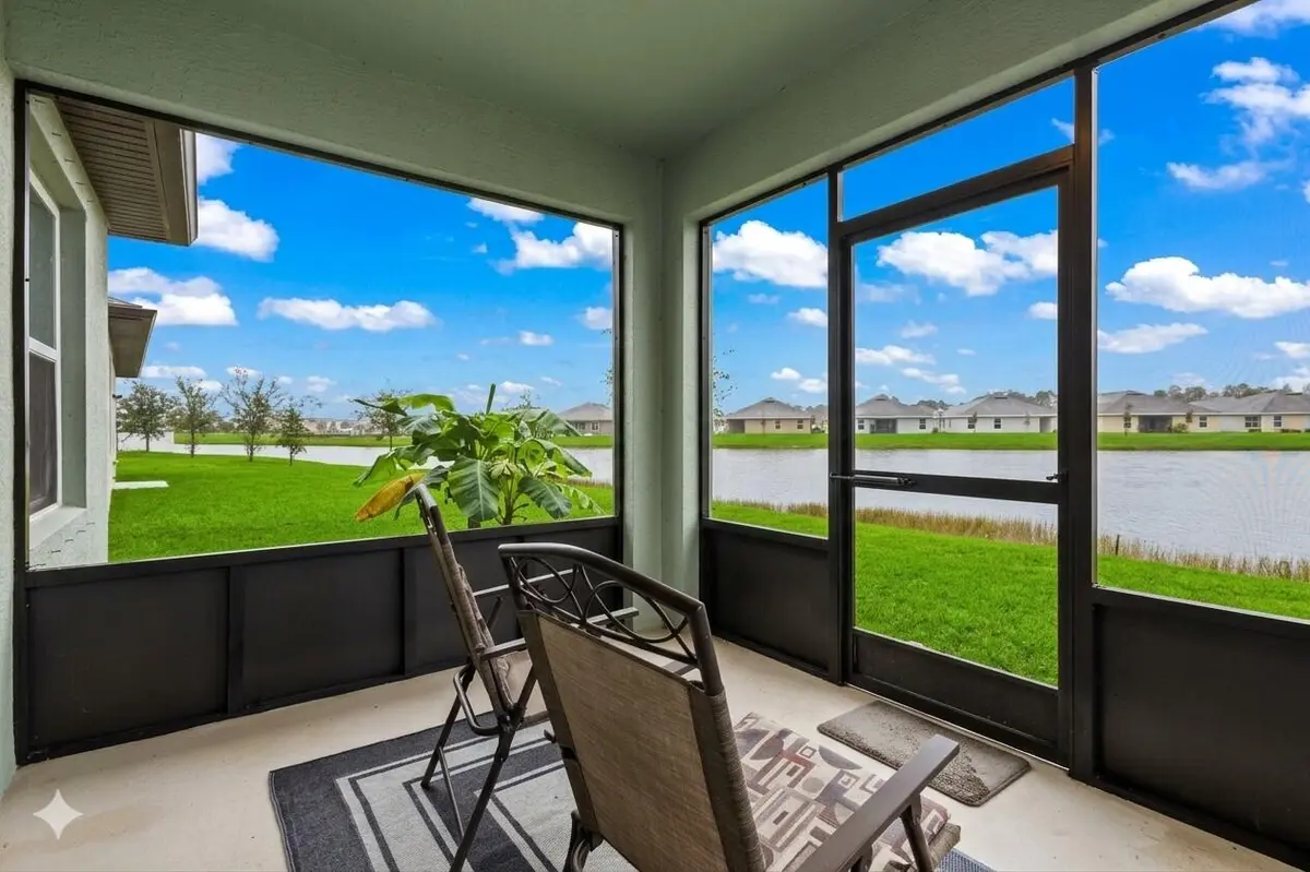 Patio view at 5182 Armina Place, Fort Pierce