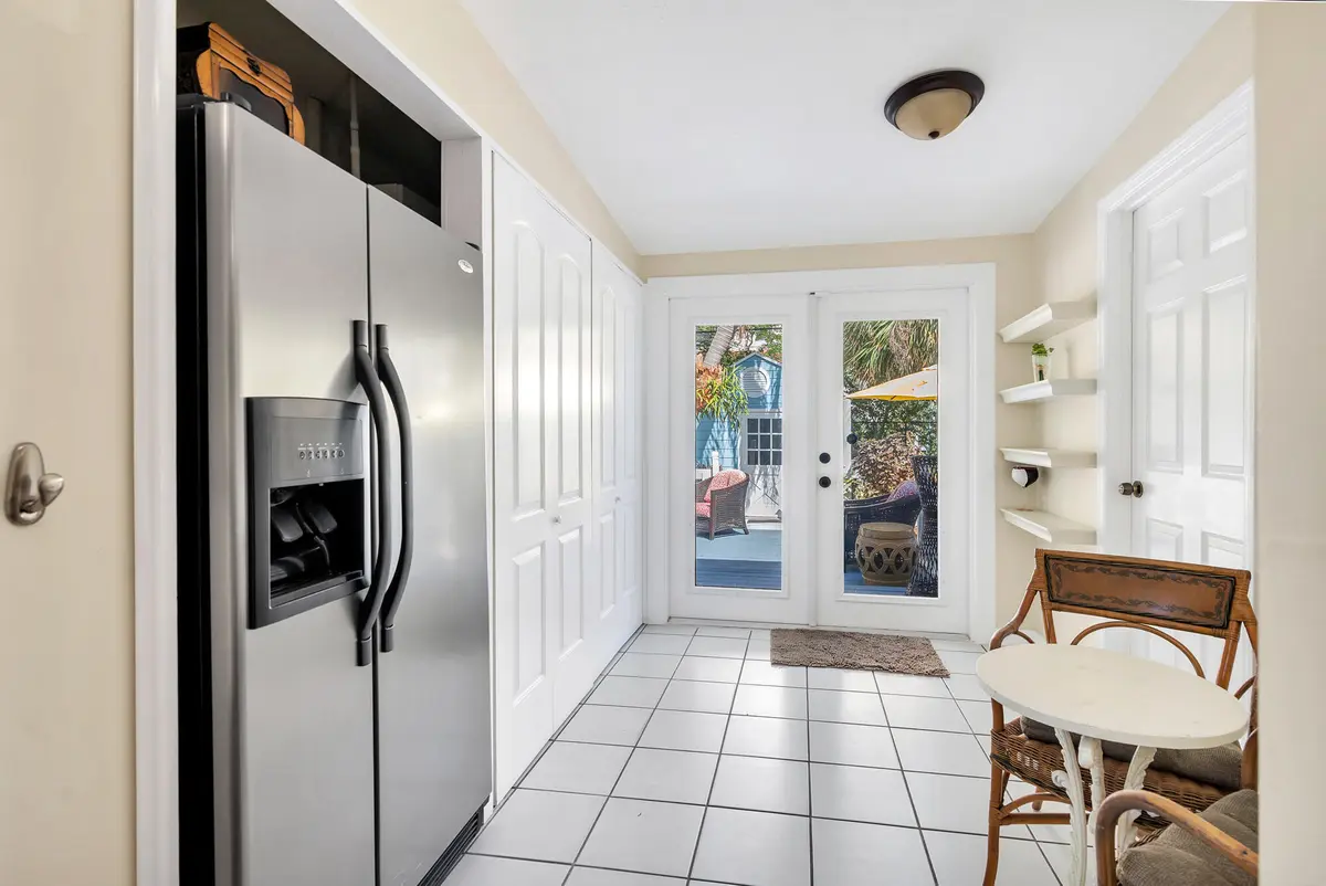 Kitchen & Back Door at 311 Kenilworth Boulevard, West Palm Beach