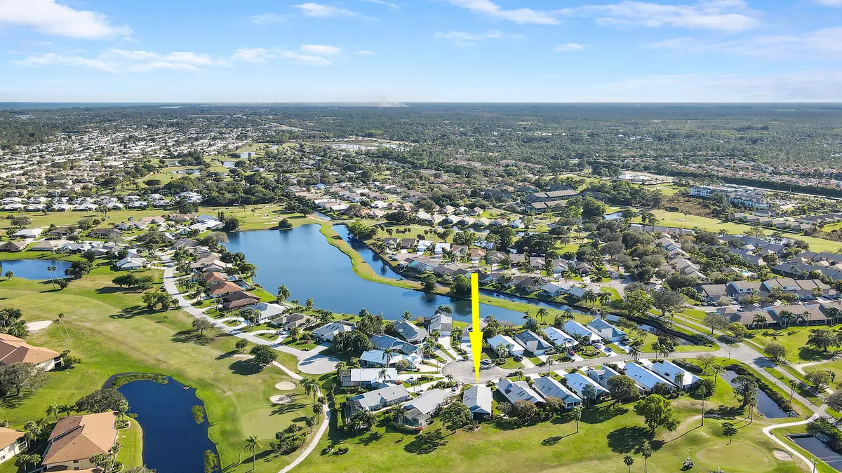 Quincy Aerial Street - Copy at 7137 SE Quincy Terrace, Hobe Sound