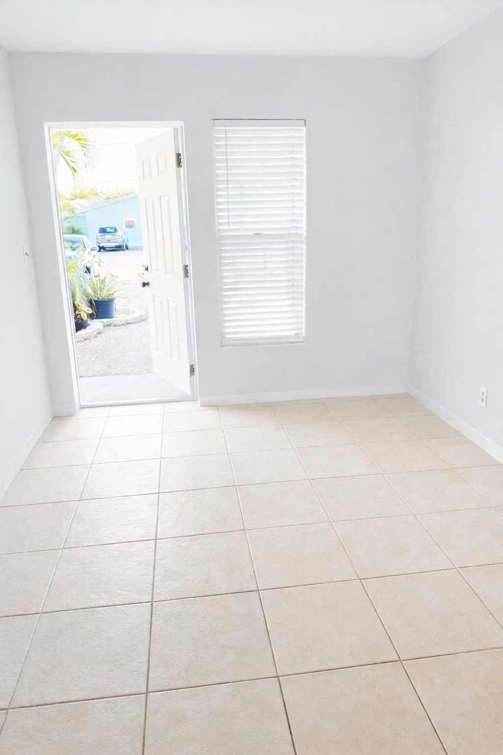 Front Door looking out at 1017 SE 3rd Street 3, Deerfield Beach
