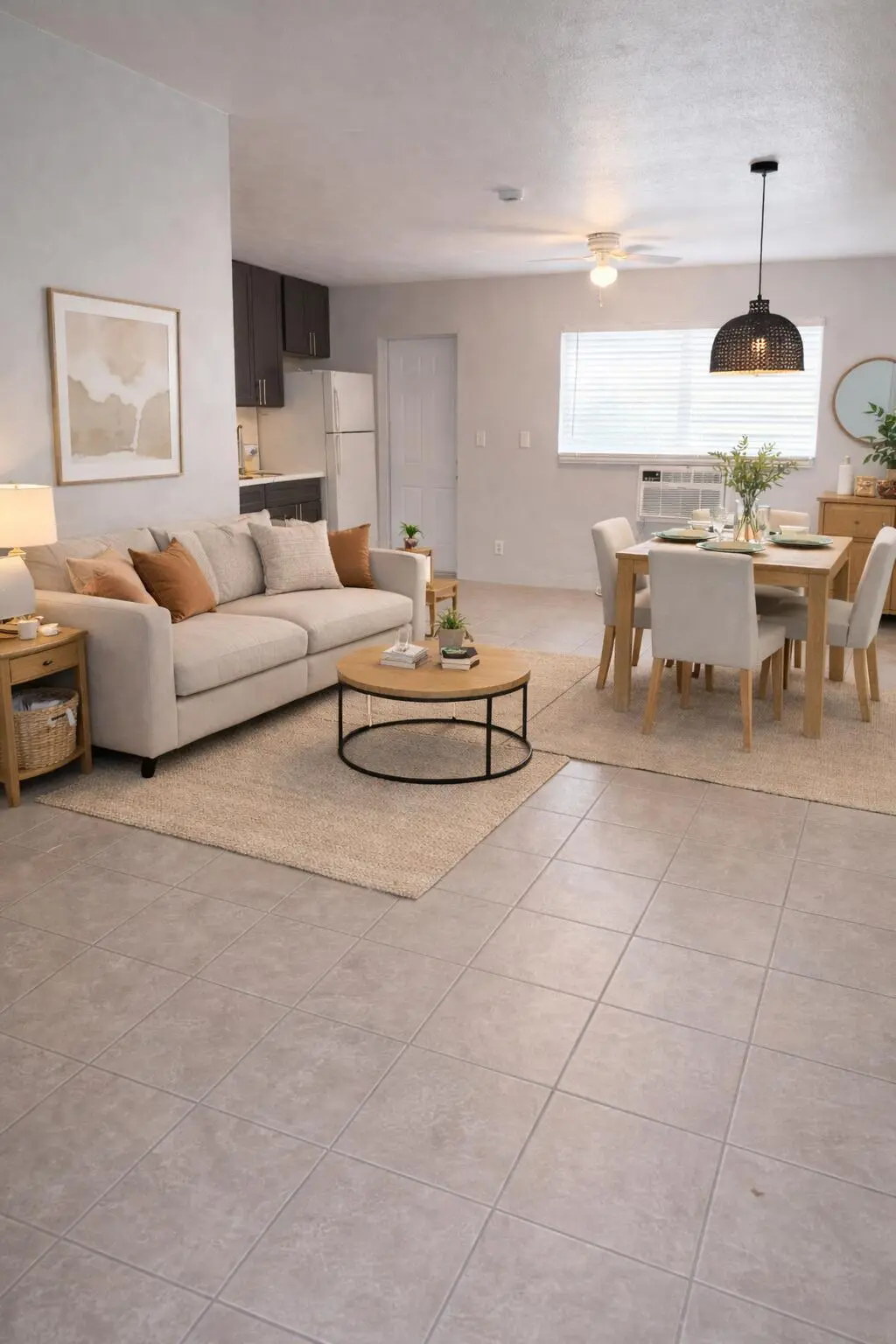 VirtualStage Living Area at 1017 SE 3rd Street 3, Deerfield Beach
