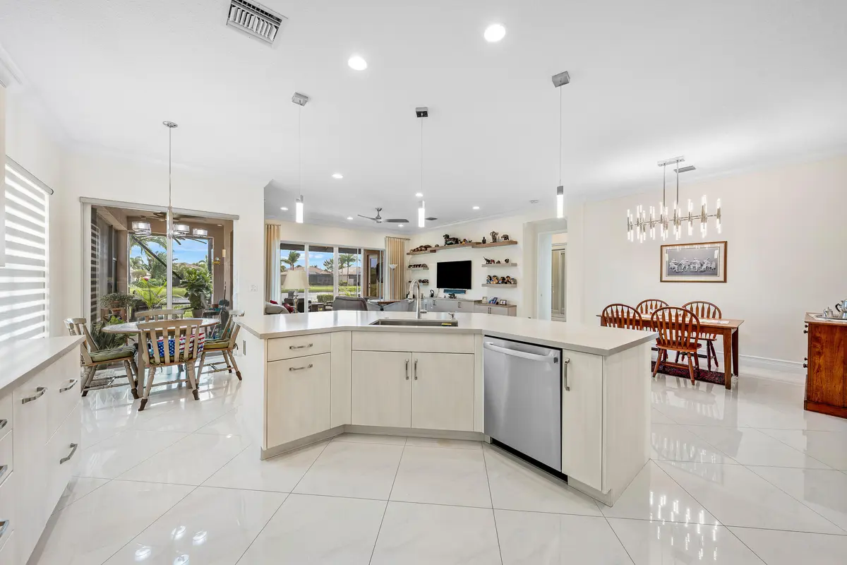 Kitchen Open To Great Room at 8196 Mount Thor Lane, Boynton Beach