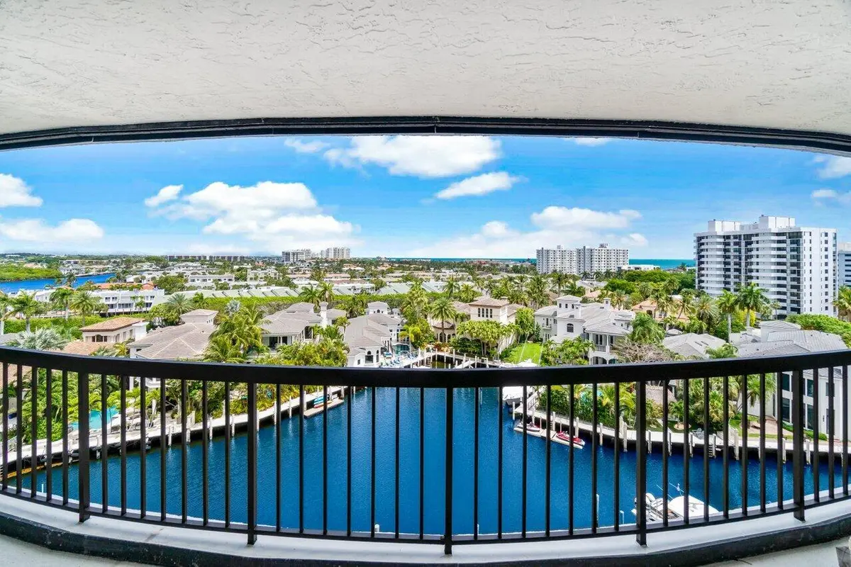 VIEW FROM BALCONY at 4740 S Ocean Boulevard 903, Highland Beach