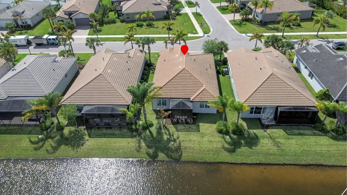 Aerial Rear at 11965 SW Jasper Lake Way, Port St. Lucie