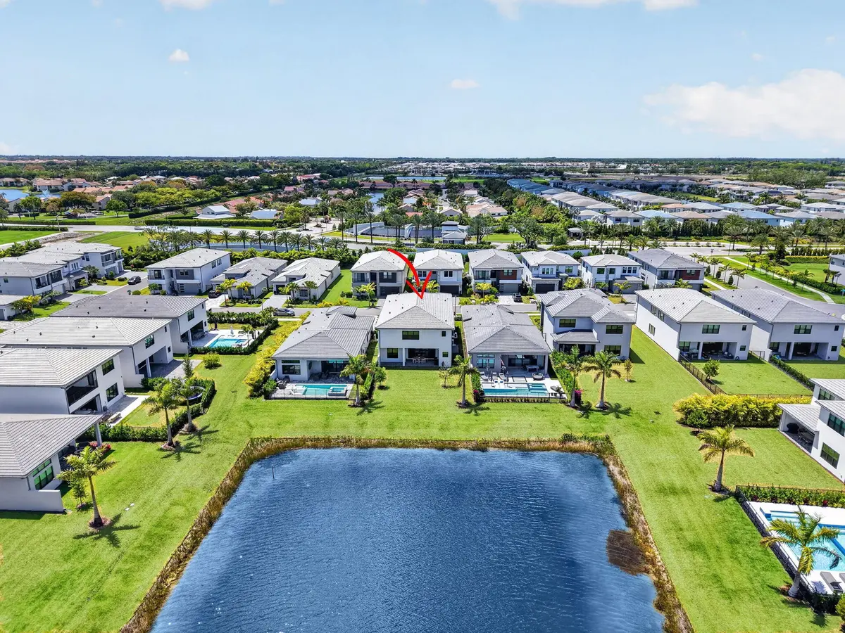 aerial rear at 20364 Whistling Straits Way, Boca Raton