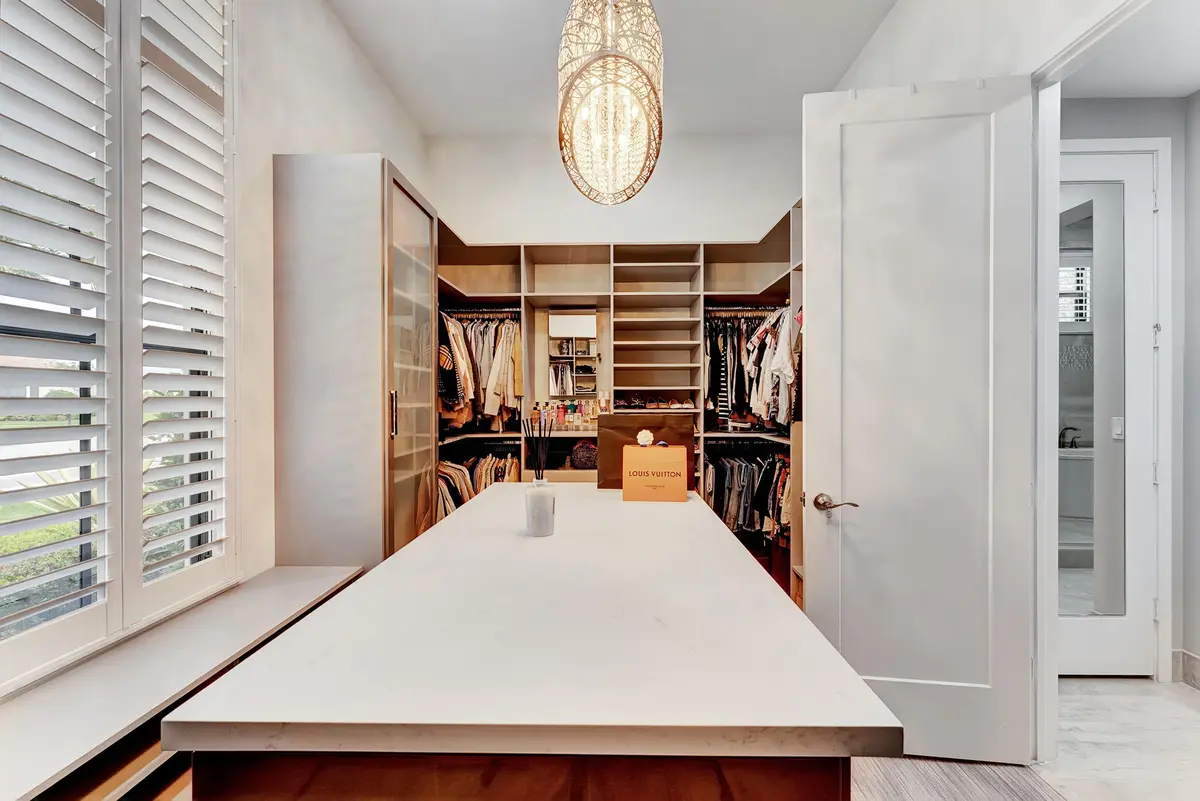 Master Closet at 8701 Waterview Terrace, Parkland