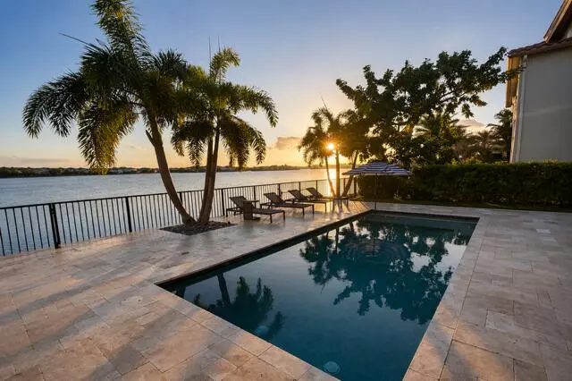 Pool at 8701 Waterview Terrace, Parkland