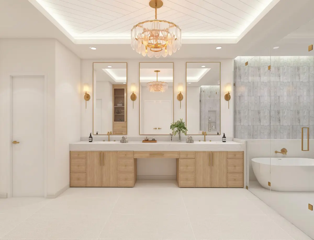 MASTER BATHROOM at 748 NE Bay Isle Drive, Boca Raton
