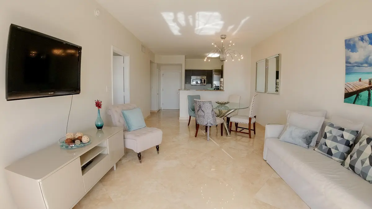 living room at 550 Okeechobee Boulevard 1721, West Palm Beach