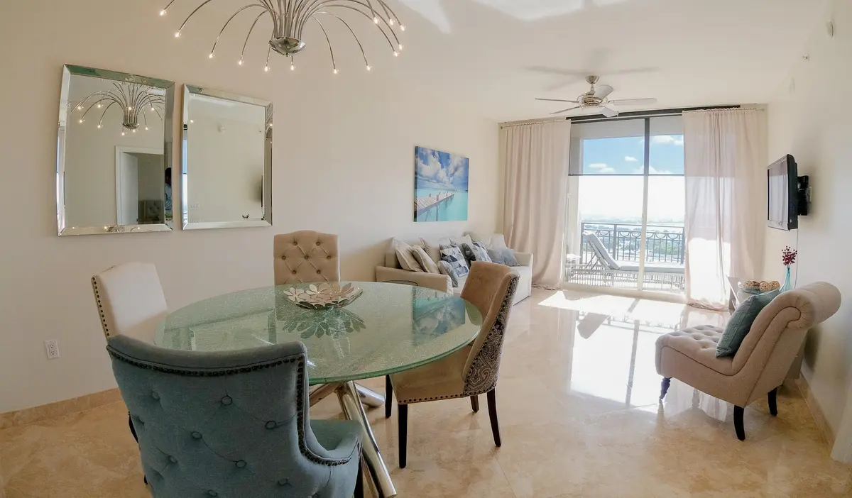 living room at 550 Okeechobee Boulevard 1721, West Palm Beach