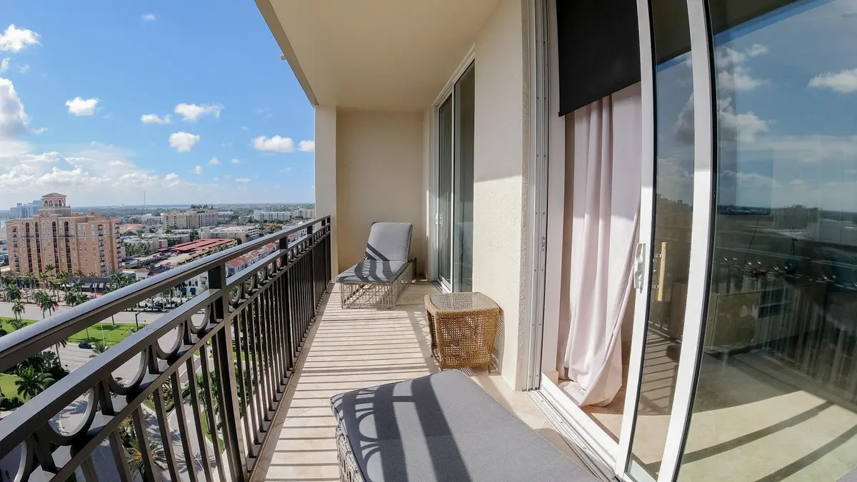 balcony at 550 Okeechobee Boulevard 1721, West Palm Beach