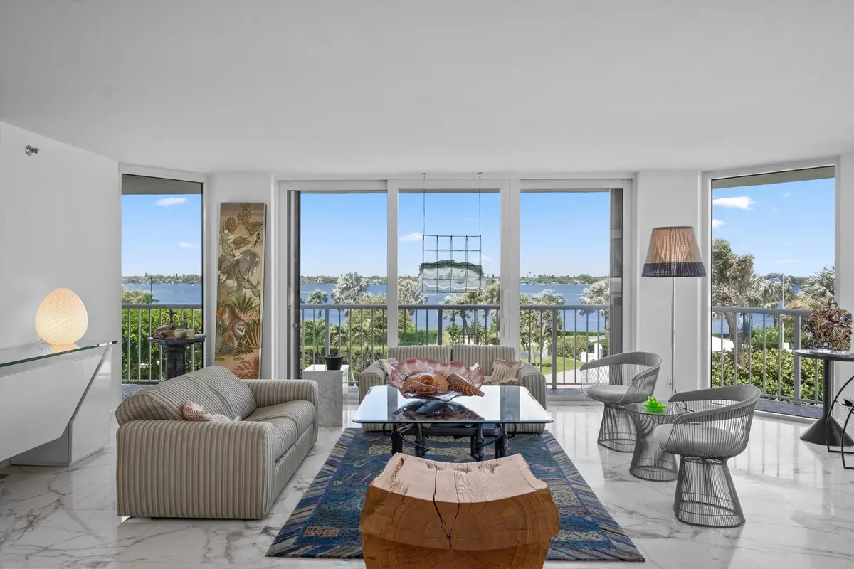 Living Room at 3170 S Ocean Boulevard 305s, Palm Beach