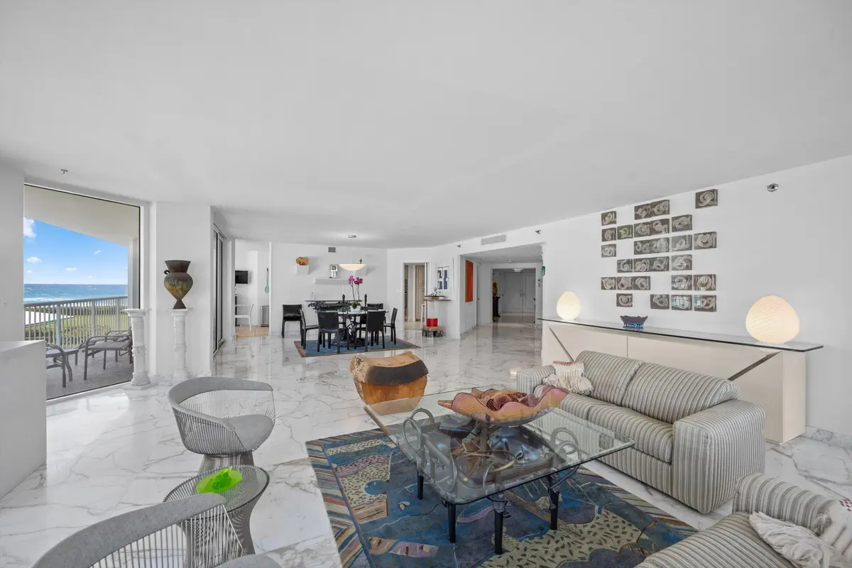 Living Room at 3170 S Ocean Boulevard 305s, Palm Beach