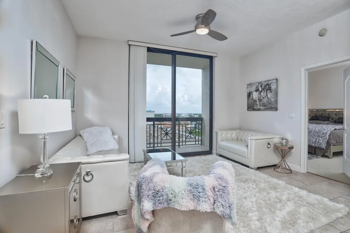 Living Room at 801 S Olive Avenue 707, West Palm Beach