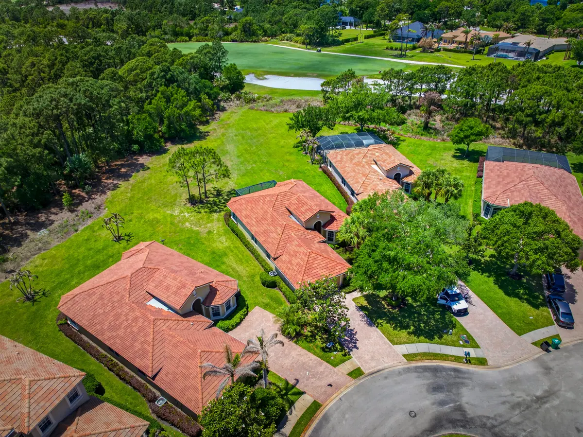 Bobolink aerial golf course view at 7453 Bob O Link Way, Port St. Lucie