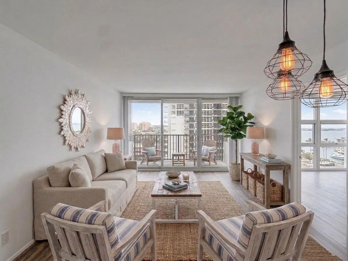Virtually Staged Photo at 525 N Ocean Boulevard 1016, Pompano Beach