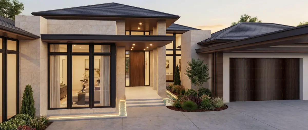 ENTRY RENDERING at 2927 Rhone Drive, Palm Beach Gardens