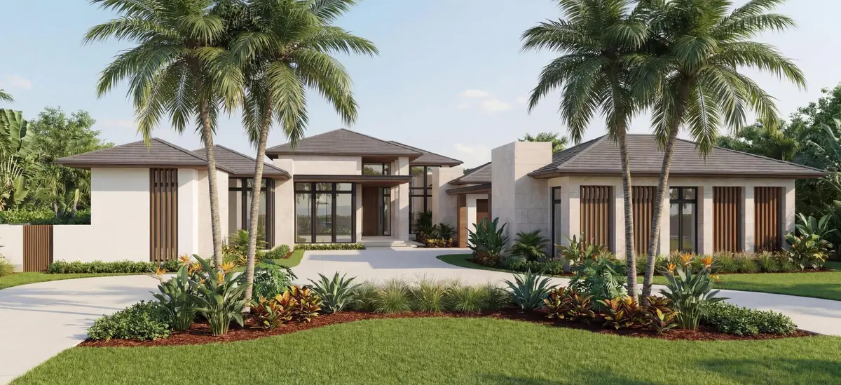 FRONT PERSPECTIVE at 2927 Rhone Drive, Palm Beach Gardens
