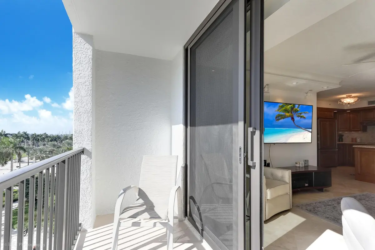BALCONY INTO LIVING at 651 Okeechobee Boulevard 509, West Palm Beach