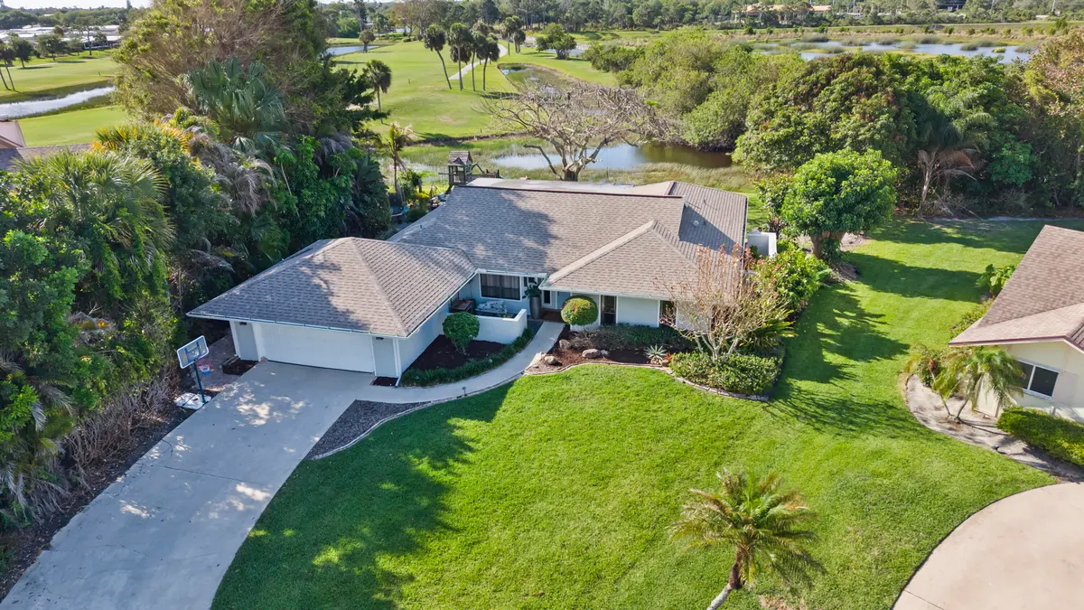 Aeirial View at 8015 SE Trenton Avenue, Hobe Sound