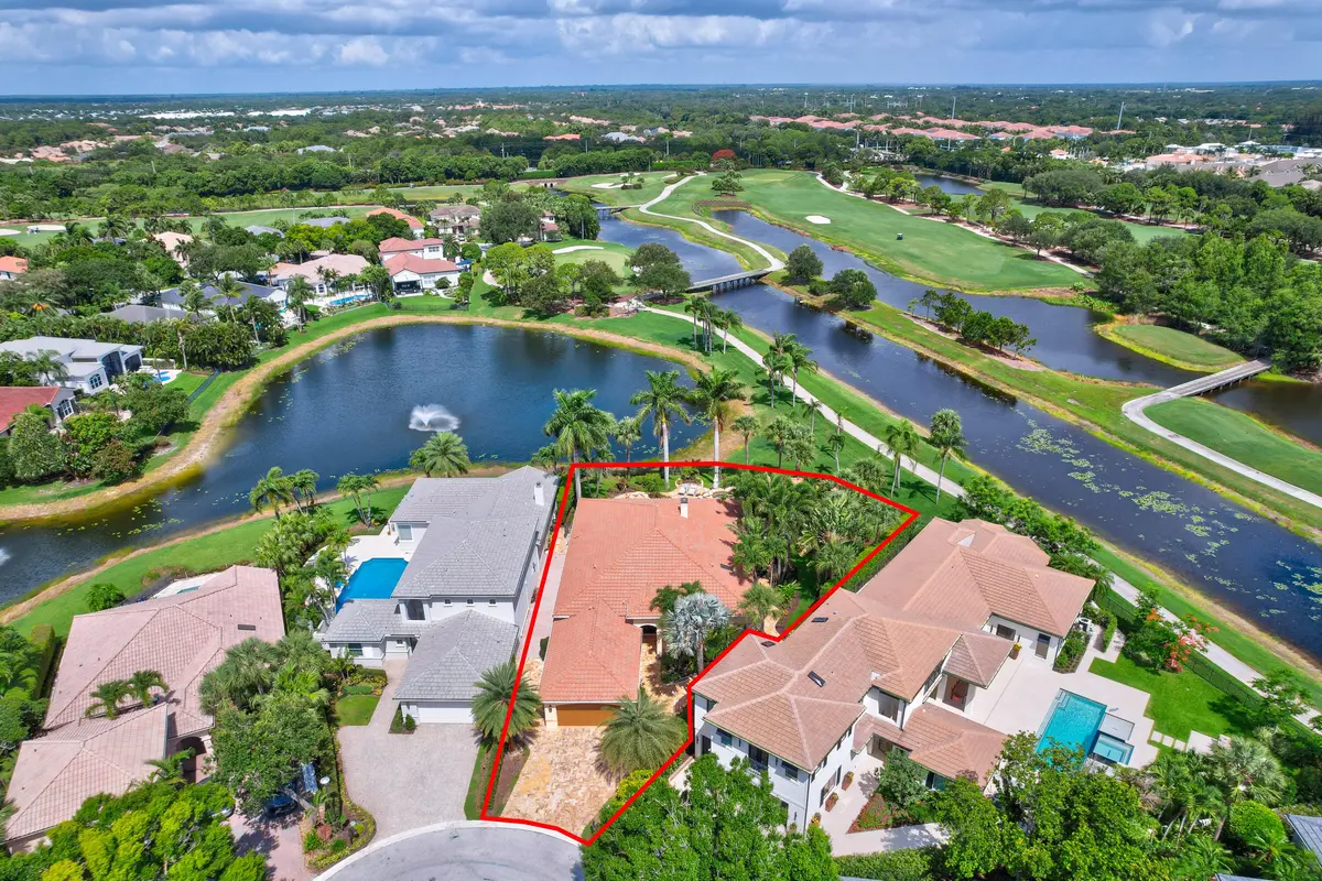 Golf & Water Views at 186 Golf Village Boulevard, Jupiter