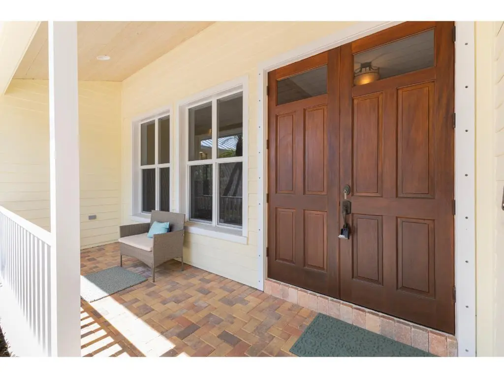 Relaxing Front Porch at 230 Oak Hammock Court, Vero Beach
