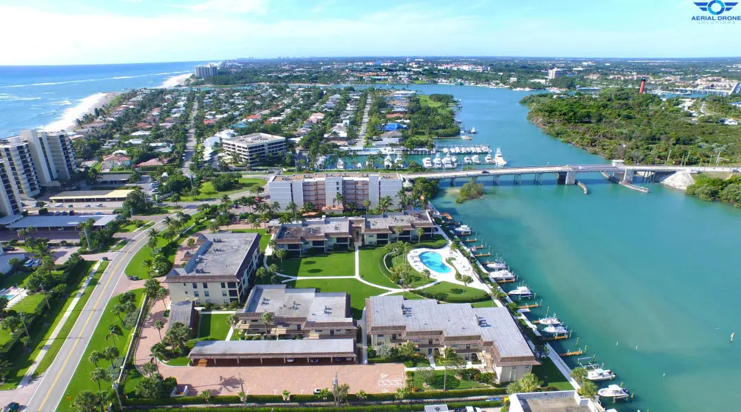 Aerial at 275 S Beach Road 102B, Tequesta