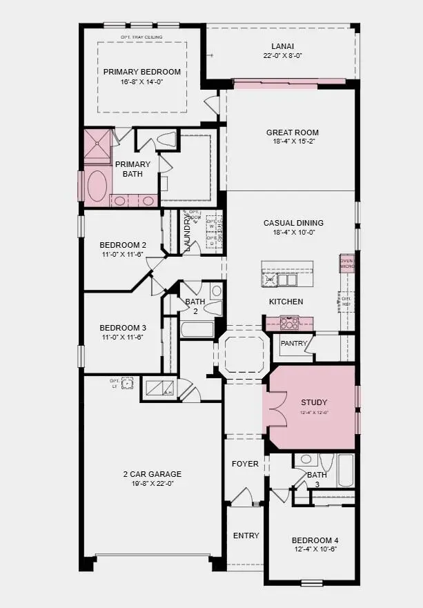 floor plan at 653 SE Ranch Oak Circle, Port St. Lucie