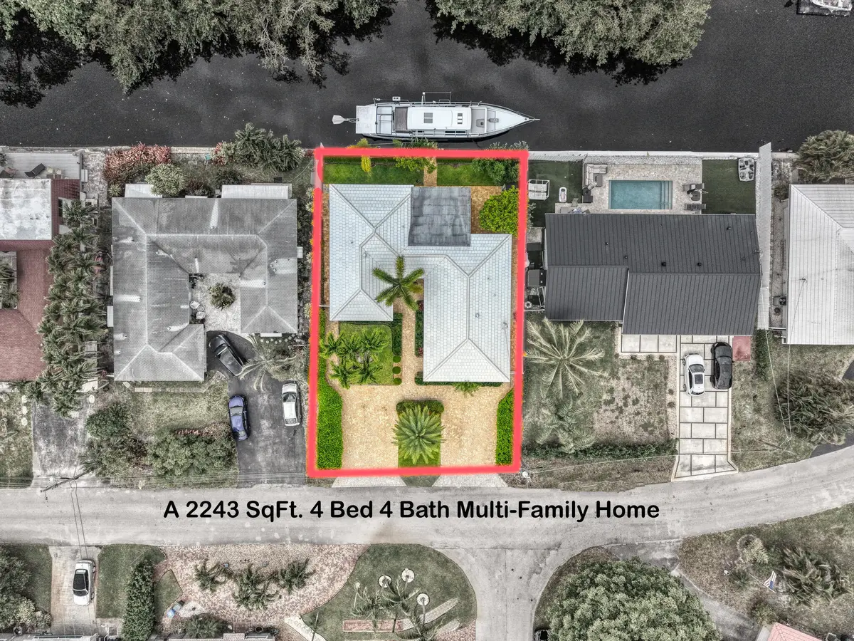 0 Aerials (1) at 3291-3293 NE 18th Terrace 1-2, Oakland Park