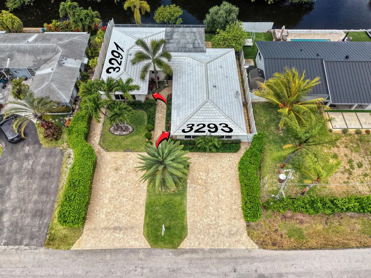 0 Aerials (2) at 3291-3293 NE 18th Terrace 1-2, Oakland Park