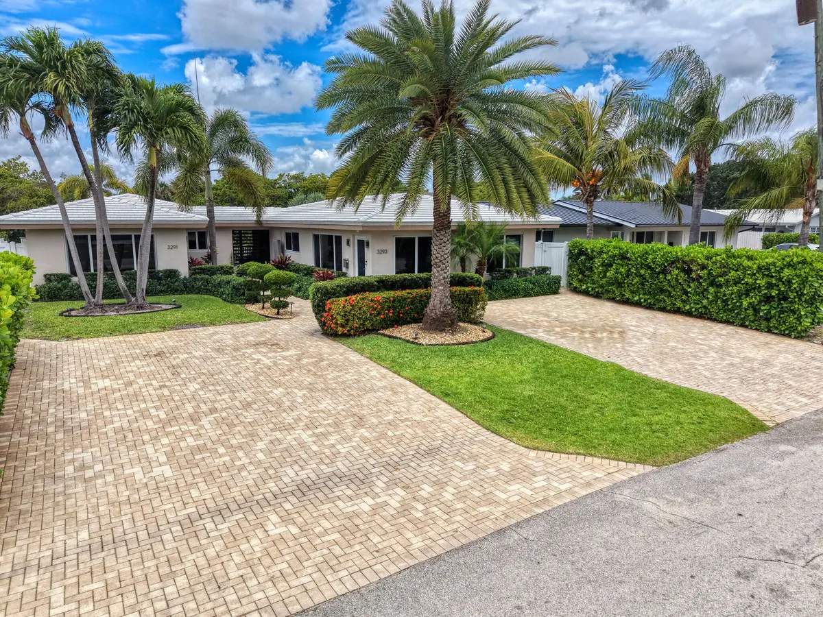 0 Aerials (4) at 3291-3293 NE 18th Terrace 1-2, Oakland Park