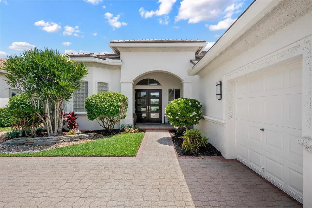 Font of house at 7676 Ironhorse Boulevard, West Palm Beach