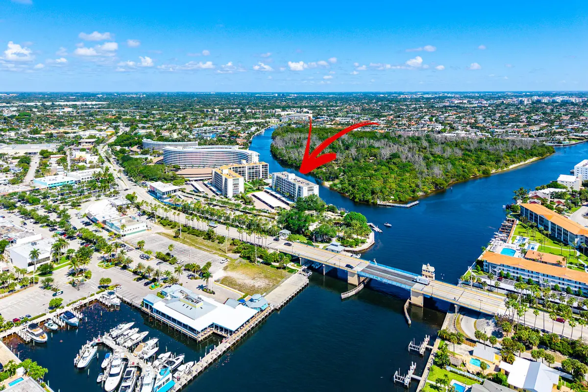 Aerial at 1631 Riverview Road 505, Deerfield Beach