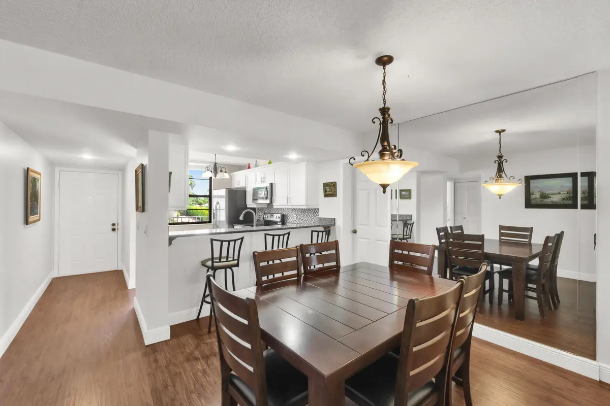 Dining room at 3716 Whitehall Drive 202, West Palm Beach