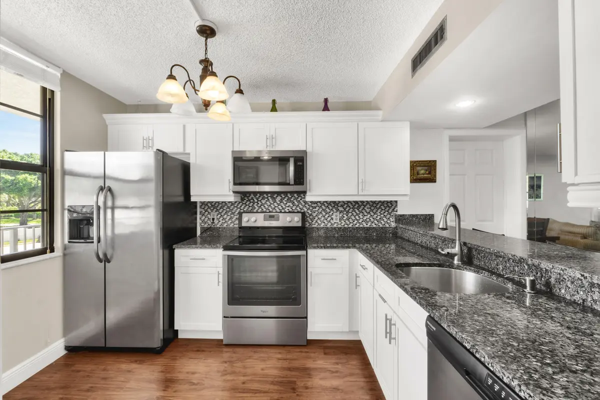 Kitchen at 3716 Whitehall Drive 202, West Palm Beach